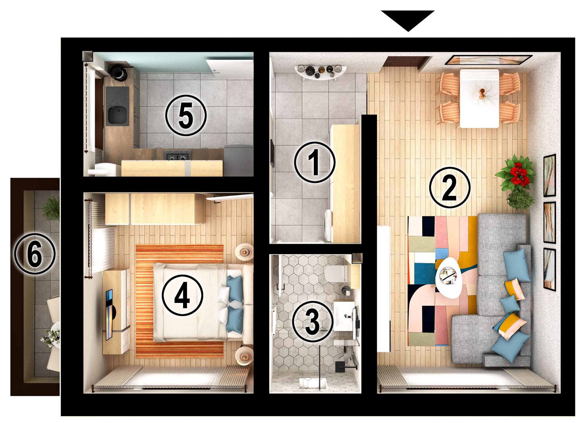 2 Camere Tip B