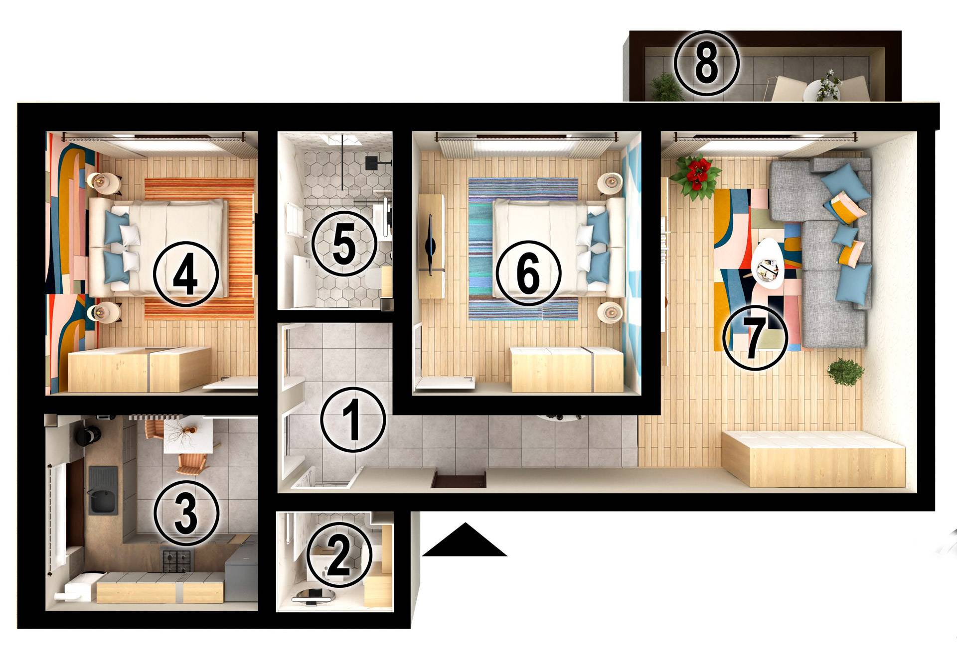 3 Camere Tip A